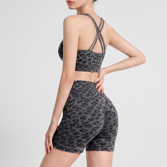 Women's Padded Tank & High-Waist Shorts Yoga Set | Pikywiky