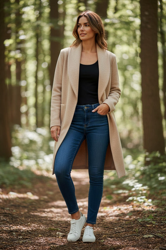 Women's Woolen Cardigan Jacket | Pikywiky
