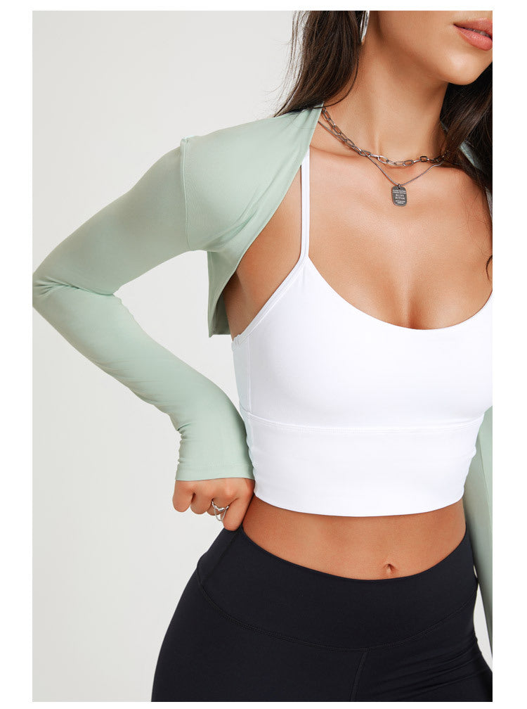Women's Long Sleeve Cropped Workout Shrug | Pikywiky, photo 5