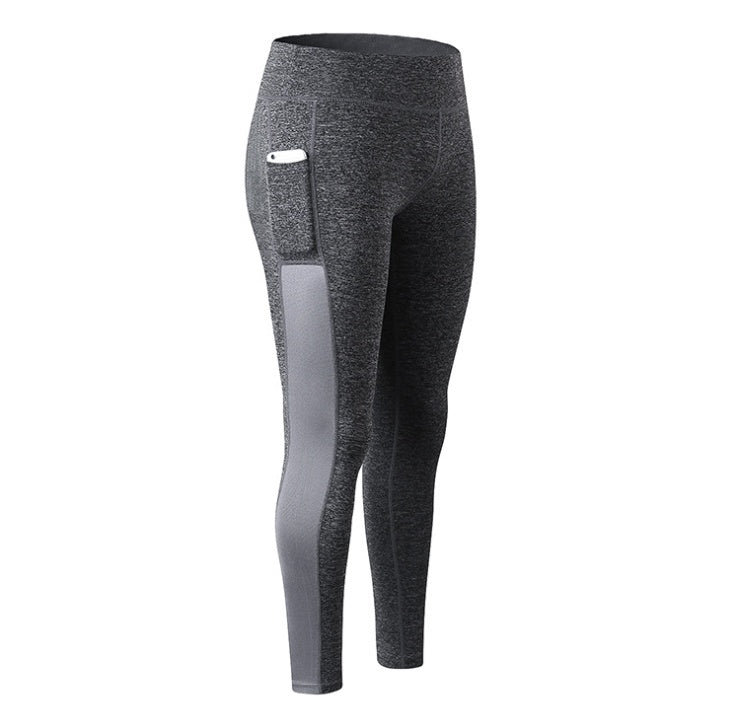 Pikywiky women's heather gray high-waisted pocket leggings, photo 10